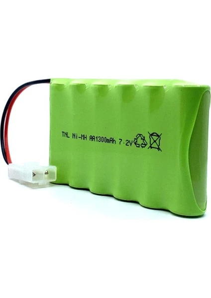 7.2V 1300MAH Oyuncak Araba Pili Bataryası