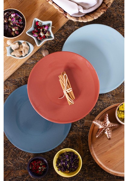 Milet 3lü Pasta Tabağı 19 Cm.