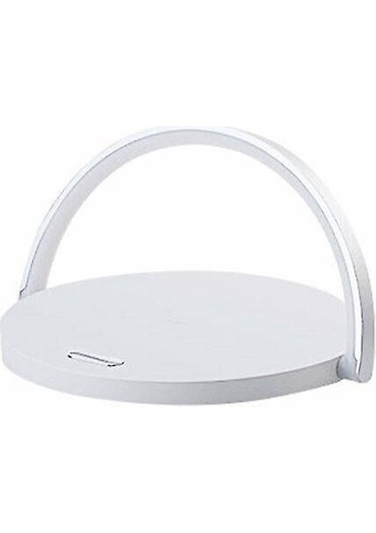 LED Masa Lambası Okuma Işıkları Masa Başucu Işık Hızlı Kablosuz Şarj Cihazı (Beyaz) (Yurt Dışından) fırsatları