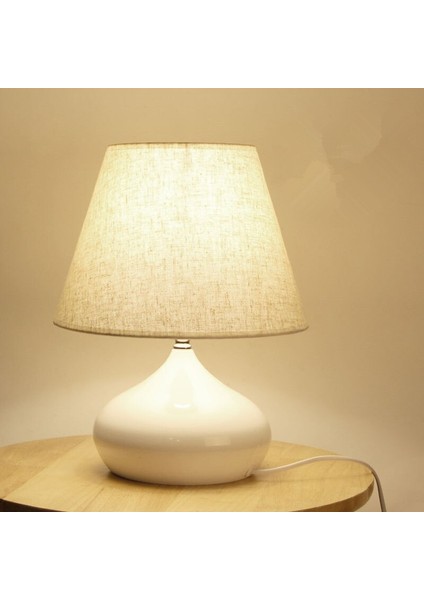 LED Masa Lambası 3 Renkli Ayarlanabilir Dokunmatik Yatak Odası Başucu Lambası Oturma Odası Nordic Romantik Sıcak Kumaş Masa Işık LED Masa Lambaları (Yurt Dışından)