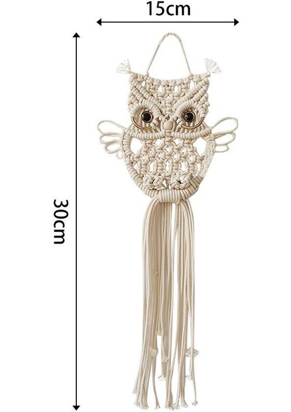 El Yapımı Baykuşlar Bohemian Goblen Duvar Asılı Pamuk Goblen Duvar Dekorasyonu Çocuklar Yatak Odası Için Mükemmel Hediye | Dekoratif Gobiyeller fiyatları