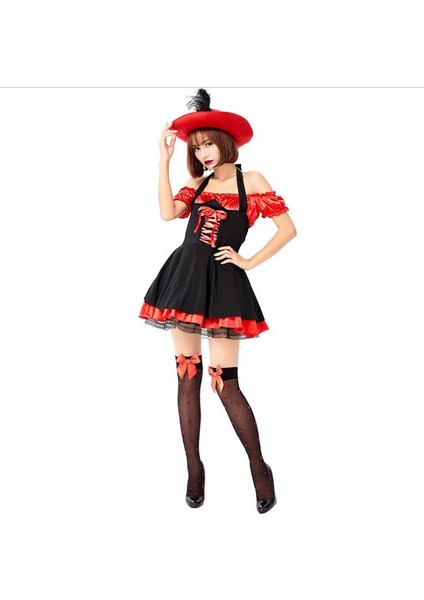 Cadılar Bayramı Yetişkin Kadın Korsanlar Etek Masquerade Fantezi Elbise Cosplay Korsan Kostüm Seksi Sıcak Karnaval Cosplay Parti Kostümleri | Tatil Kostümleri fiyatları
