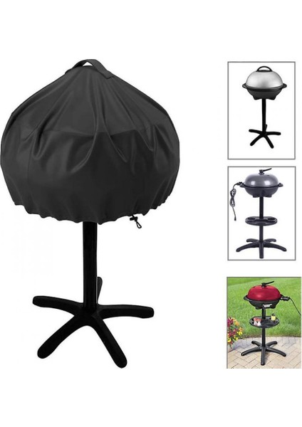 Xhang 57x37cm Barbekü Koruyucu Kılıf - Siyah (Yurt Dışından)