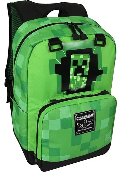 (Style3) Minecraft School Bags Dizüstü Bag Günlük Sırt Çantası