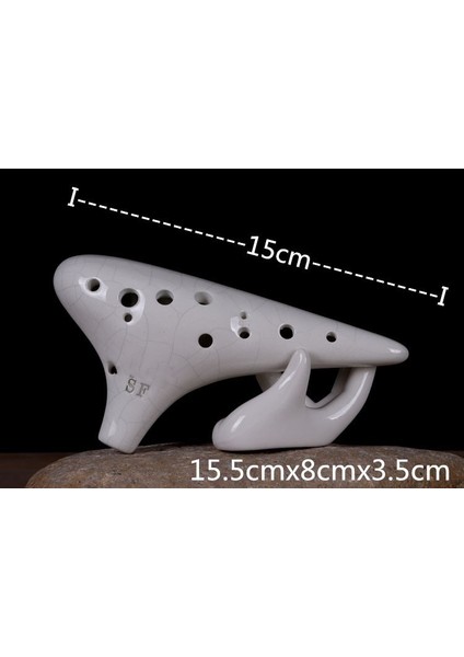 Saman Yanan Smoldering Ocarina Soprano F Tone Acemi Öğretim Pürüzsüz Ocarina 12 Delik Ses Kaliteli Ocarina | Ocarina | Ocarina