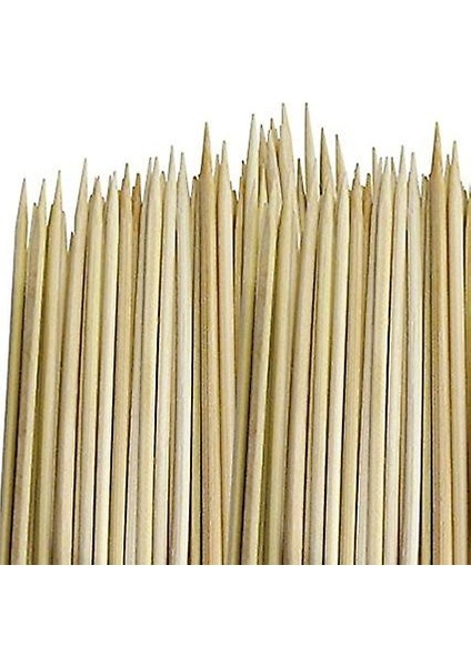 Huş Ağacı Ahşaptan Yapılmış 200 Şiş - Çap 5mm Uzunluk 40 cm - Lezzetli Köfte Sebze Meyveleri Için Barbekü Için! fiyatları