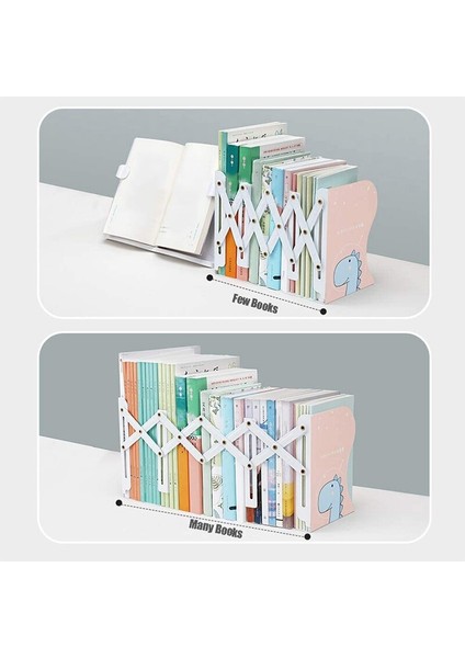 Çocuklar Için Ayarlanabilir Bookends, Katlanır Kitap Uçucu Tutucu Masa Rafları Için Standı, Öğrenci Kitap Tutucu |