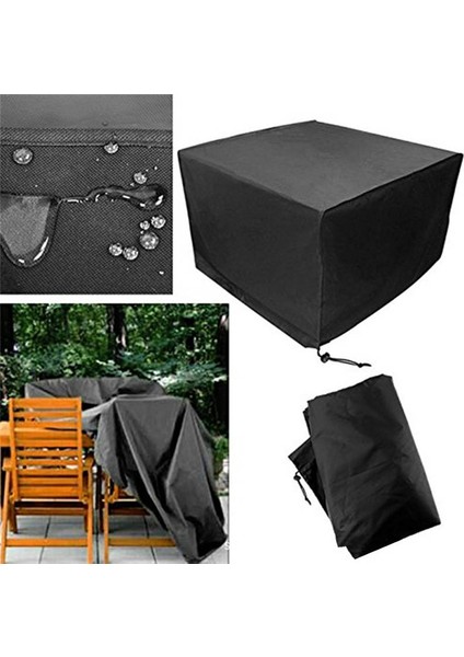 (126 * 126 * 74 Cm) Su Geçirmez Açık Barbekü Masa Sandalye Kapak Bahçe Veranda Mobilya Kapak Anti Toz Yağmur Geçirmez Barbekü Aksesuarları | Kapakları(Yurt Dışından) modelleri