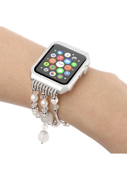 Elastik Takı Band Için Apple Izle Bilezik Correa Metal Kadınlar Diamond Kılıf IWatch Uyumlu Serisi | Bantlar(Yurt Dışından) fırsatları