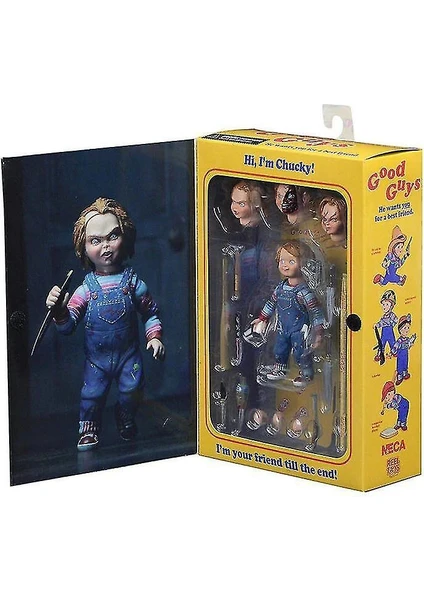 Neca Childs Oyna Iyi Guys Nihai Chucky Pvc Action Figure Koleksiyon Model Oyuncak 4