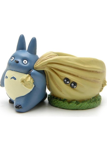 Çanta Şekil Oyuncak Modeli ile Mini Mavi Totoro