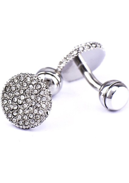Mücevher Gömlek Moda Kol Düğmesi Erkek Marka Kristal Cuff Link Lüks Düğün Düğmesi Erkek Yüksek Kalite | Kravat Klipleri ve Kol Düğmeleri