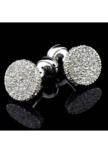 Mücevher Gömlek Moda Kol Düğmesi Erkek Marka Kristal Cuff Link Lüks Düğün Düğmesi Erkek Yüksek Kalite | Kravat Klipleri ve Kol Düğmeleri
