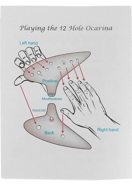 Renkli 12 Delik Fırın Ateşli Seramik Alto C Ocarina Flüt Efsanesi Zaman Seramik Müzik Lover Acemi Çocuk Doğum Günü Hediyesi | Ocarina (Kırmızı + Sarı)