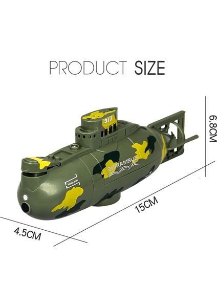 Rc Tekne 6ch Yüksek Hızlı Motor Uzaktan Kumanda Simülasyonu Denizaltı Elektrikli Mini Rc Denizaltı Çocuklar Çocuk Oyuncakları Hediye | Rc Denizaltı