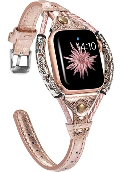Hakiki Deri Kayış Apple Watch Uyumlu Band Kemer Aksesuarları Için Metal Bilezik IWatch Uyumlu Serisi | Bantlar Izle(Yurt Dışından) fiyatları