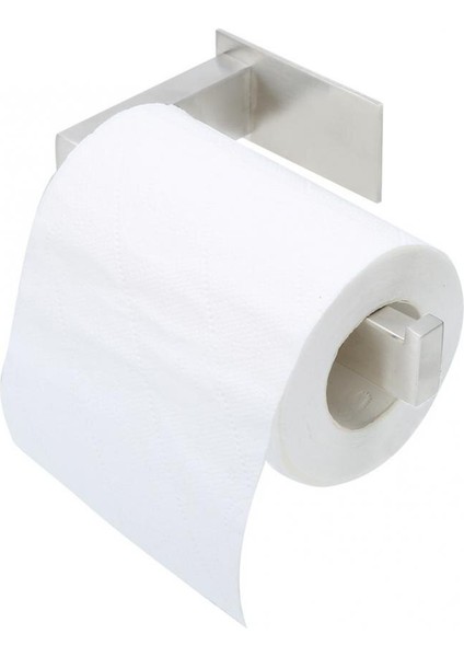 Basit Rulo Kağıt Tutucu Gümüş Fırçalı Paslanmaz Çelik Kendinden Yapışkan Rulo Doku Tutucu Banyo Tuvalet Kağıdı Depolama Raf | Kağıt Tutucular indirimleri