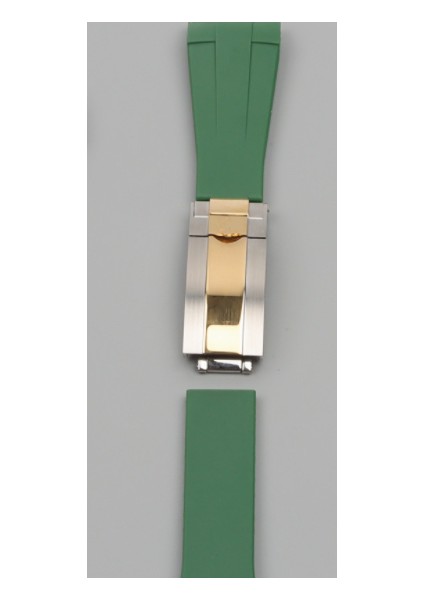 Yumuşak Kauçuk Silikon Watch Band Kombinasyon Toka Watch Band Rolex Kayışı Için | Bantlar fırsatları