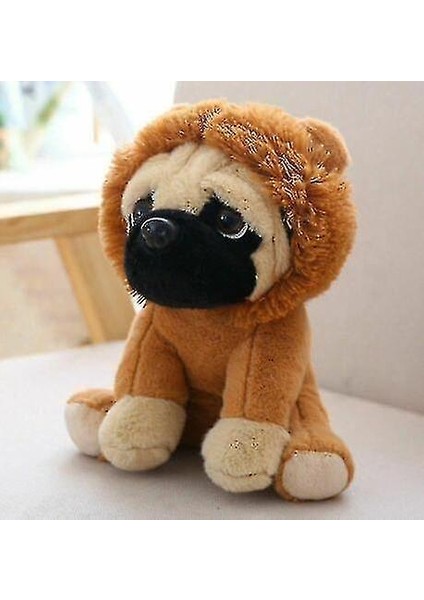 Pug Köpek Kostümleri Peluş Oyuncak (Kahverengi)