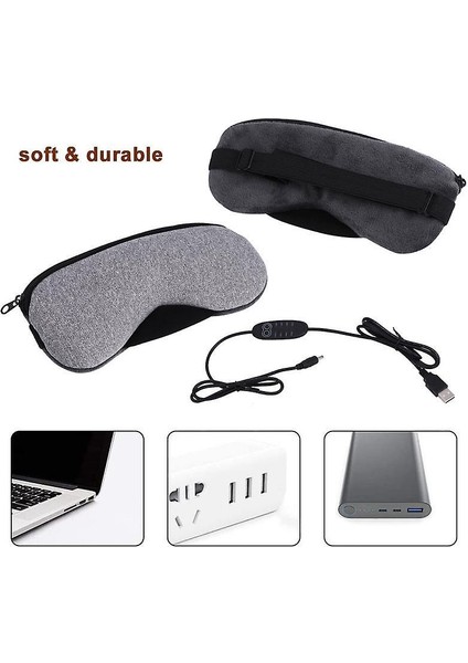 1pc USB Elektrikli Buhar Sıcak Uyku Koruyucu Göz Maskesi Erkek Kadın Için | fırsatları