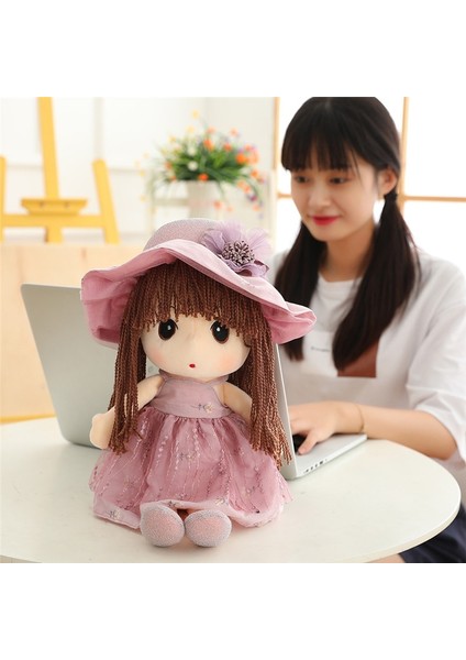 50 cm Peluş Bebekler Kawaii Kız Bebek Bebek Hediyeler Pembe Bez Bebekler Çocuklar Bez Çocuk Comfort Oyuncak Çocuk Kız Doğum Günü Hediyesi | Doldurulmuş ve peluş Hayvanlar