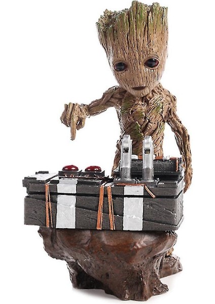 18 cm Galaxy Guardians 2 Dj Groot Ağacı Şekil Model Oyuncak