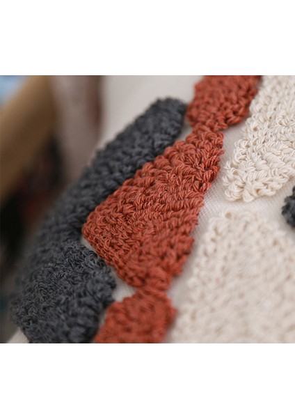 Dekorasyon Yastık Kapak Yastık Kapak Püsküller Etnik Geometrik Nakış Boho Stil Oturma Odası Yatak Odası | Yastık Örtüsü
