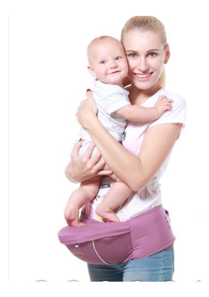 Lüks 9 In 1 Bebek Taşıyıcı Ergonomik Taşıyıcı Sırt Çantası Yenidoğan Için Hipseat ve Önleme O Tip Bacaklar Sling Baby Kangurular Yeni Doğan | Bebek Kanguru | Sling Babybaby Sling Kanguru (Mor)