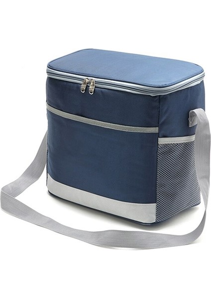 40 * 23 * 27 cm Büyük Kapasiteli Yalıtım Öğle Yemeği Kutusu Taşınabilir Oxford Kumaş Öğle Yemeği Soğutucu Çanta Tote Çanta Hümanize Tasarım Termal Çanta Kese Isotherme | Öğle Yemeği Çantaları (Mavi)