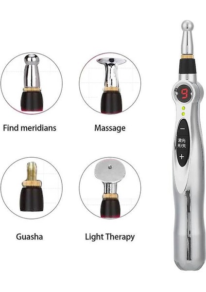 Vücut Masaj Araçları Elektrik Meridyenler Akupunktur Masaj Kalem Vücut Rahatlatıcı Guasha Sağlık Masajı Abd Plug 100-240 V modelleri