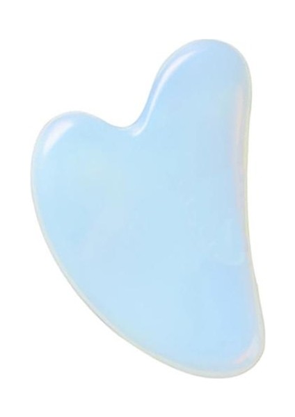 Opal Yüz Masajı Rulo Guaş Kazıyıcı Seti Yeşim Guaş Taş Yüz Kaldırma Toolmaster Yüz Guasha Kazıyıcı Kırışıklık (Opal Gua Sha Kurulu No Kutusu)(Yurt Dışından)