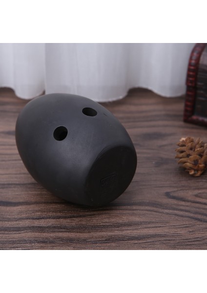 8 Delik Ocarina Siyah Kil Xun Müzikal Enstrüman Çocuklar Için Başlangıç Hediyesi | Ocarina