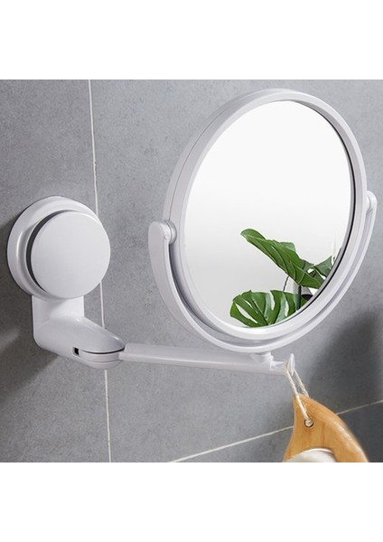Büyüteç Makyaj Tıraş Vanity Ayna Banyo Duvarı Montaj 360 ° | Banyo Aynaları modelleri