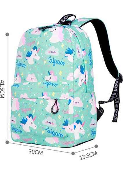 Sevimli Hafif Unicorn Sırt Çantaları Genç Kız Okul Çantaları Çocuk Bookbags fiyatları