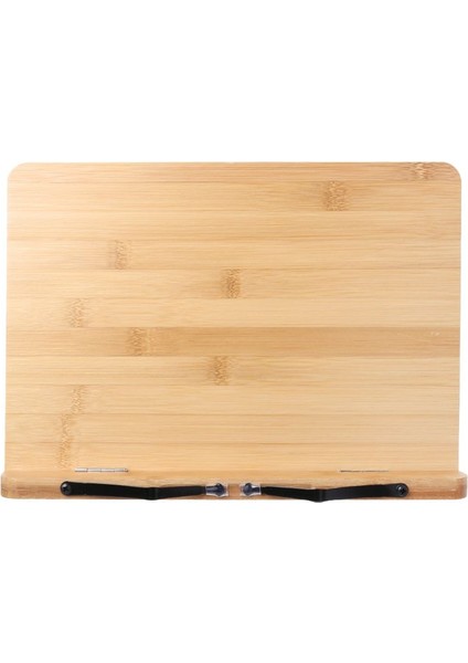 Bambu Ayarlanabilir Okuma Kitabı Tutucu Tepsi Sayfa Kağıt Klipler Katlanabilir Tablet Yemek Kitabı Taşınabilir Sturdy Booktar | Bookendends