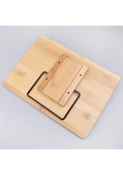 Bambu Ayarlanabilir Okuma Kitabı Tutucu Tepsi Sayfa Kağıt Klipler Katlanabilir Tablet Yemek Kitabı Taşınabilir Sturdy Booktar | Bookendends