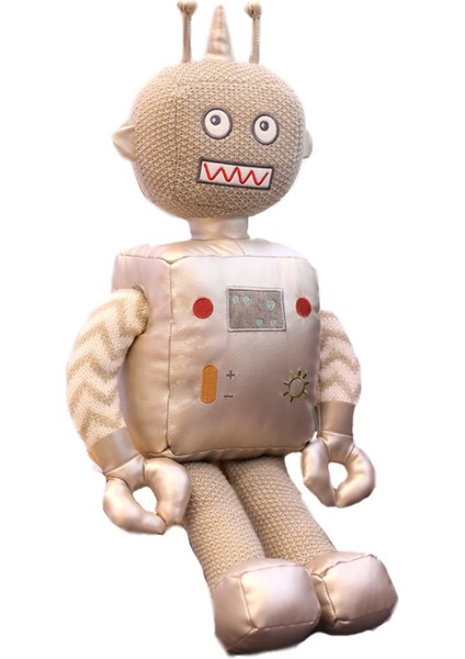 40 cm Sevimli Robot Peluş Oyuncaklar Dolması Karikatür Spaceman Bebekler Yumuşak Bebek Yastık Çocuk Oyun Arkadaşı Kızlar Doğum Günü Hediyeleri | Doldurulmuş peluş Hayvanlar
