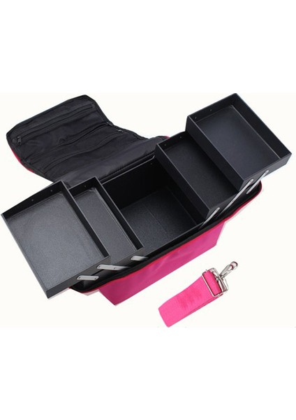 Kadın Moda Makyaj Organizatör Kutusu Büyük Kapasiteli Seyahat Profesyonel Taşınabilir Kozmetik Çantası Bayanlar Bavul Katmanları Saklama Kutusu | Saklama Kutuları ve bidon(Yurt Dışından) modelleri