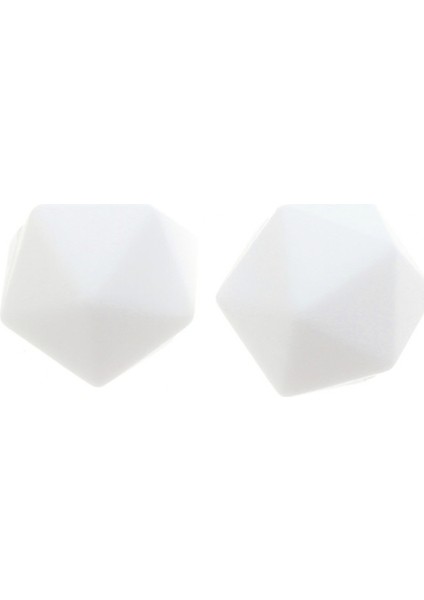 Silikon Icosahedral Edentuce Boncuk Bebek Zenginlik Kolye Bilezik Aksesuarları Bebek Bakımı Emzik Zinciri |diş Boncukları |zincir Çift Silikon Kauçuk Diş Boncuk (5 Parça Bir Set)