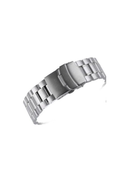 Kavisli End Watch Band Yedek Saat Kayışı Çift Kilit Toka Araçları ile Paslanmaz Çelik Kordon Band ...