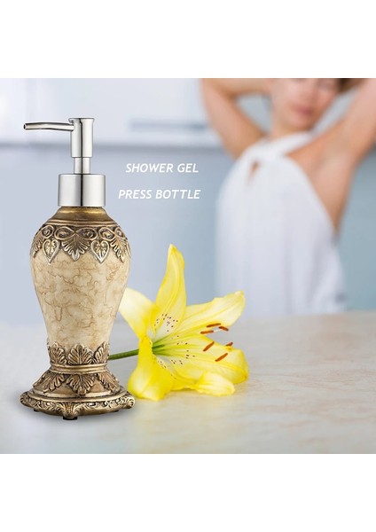 300 ml Duş Jel Basın Şişesi Retro Banyo El Sanitizer Şişesi Şampuan Duş Losyonu Için Sabunlukları Banyo Malzemeleri | Taşınabilir Sabunluk(Yurt Dışından) fiyatları