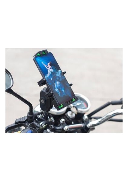 Evrensel Motosiklet Bisiklet Cep Telefonu Tutucu Alüminyum Bisiklet Sürme Braketi Gps Dağı Gidon Yan Ayna Standı | Telefon Sahipleri ve duruş fiyatları
