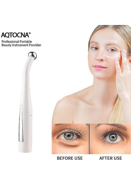 Elektrikli Titreşim Göz Masajı Cilt Gençleştirme Kalem Çıkarma | Ev Kullanımı Güzellik Cihazları (Beyaz) modelleri