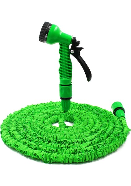 Püskürtme Tabancası ile 50FT Genişletilebilir Hortum |streç Bahçe Hortumu