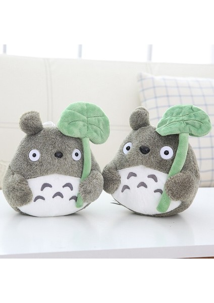 1 Adet 30 cm Sevimli Peluche Lotus Yaprak Totoro Peluş Oyuncaklar Totoro Yastık Dolması Hayvanlar Pp Pamuk Dolu Çocuk Doğum Günü Bebek Oyuncakları Juguetes Hediye | Doldurulmuş ve peluş Hayvanlar