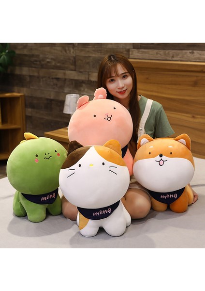 Moda Sevimli Hayvan Peluş Oyuncaklar Anime Küçük Hayvan Yumuşak Yastık Çocuk Peluş Oyuncaklar Ev Dekor Oyuncak Çocuklar Için Noel Hediyesi | Peluş Yastıklar (Pussycat)