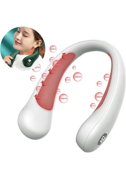 Boyun Masaj Akıllı Servikal Masaj Sıkıştırmak Omuz Ağrısı Rölyef Isıtma Aracı Sağlık Gevşeme Vertebra Fizyoterapi (Beyaz) fiyatları