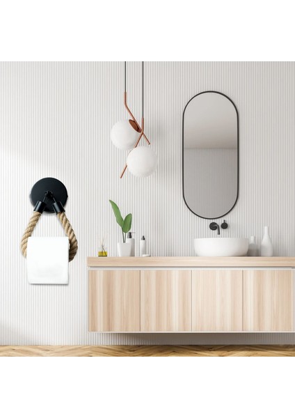Banyo Mutfak Rulo Peçete Sahipleri Havlu Dağıtıcı Aksesuar Asılı Halat Ahşap Tuvalet Kağıdı Tutucu Banyo Dekorasyon Için | Kağıt Tutucular