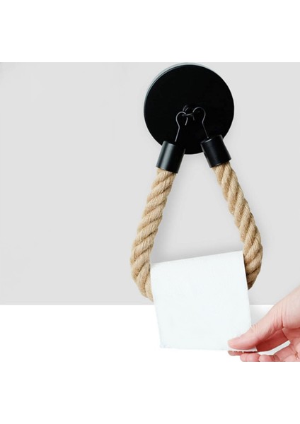 Banyo Mutfak Rulo Peçete Sahipleri Havlu Dağıtıcı Aksesuar Asılı Halat Ahşap Tuvalet Kağıdı Tutucu Banyo Dekorasyon Için | Kağıt Tutucular
