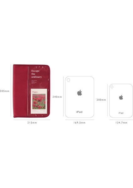 9.7 Inç Tablet Kılıf Dizüstü Saklama Çantası Çanta Çok Fonksiyonlu Saklama Çantası Tuval Günlüğü Kılıfı Ipad Kılıf Debriyaj Çanta | Kozmetik Çanta ve davalar